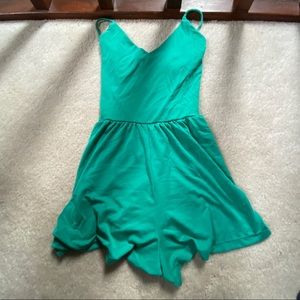 Green Forever 21 romper
